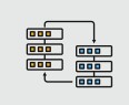 Icon showing modular data centers